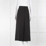 Burberry Black Silk Blend Palazzo Trousers