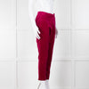 Wyse Fuschia Velvet Sandrine Trousers