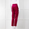 Wyse Fuschia Velvet Sandrine Trousers