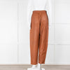 Stella Nova 'Fadima' Leather Trousers in Cognac