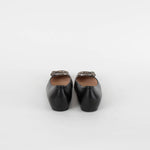 Gucci Black Leather Dionysus Flat Shoes