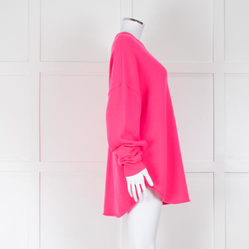 Extreme Cashmere Neon Pink Cashmere Jumper