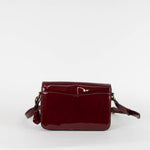 Coach Burgundy Patent Studio Leather Bag