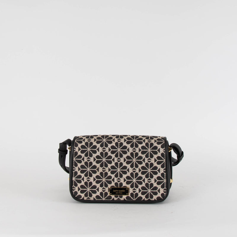 Kate Spade Flower Jacquard Small Flap Crossbody Bag