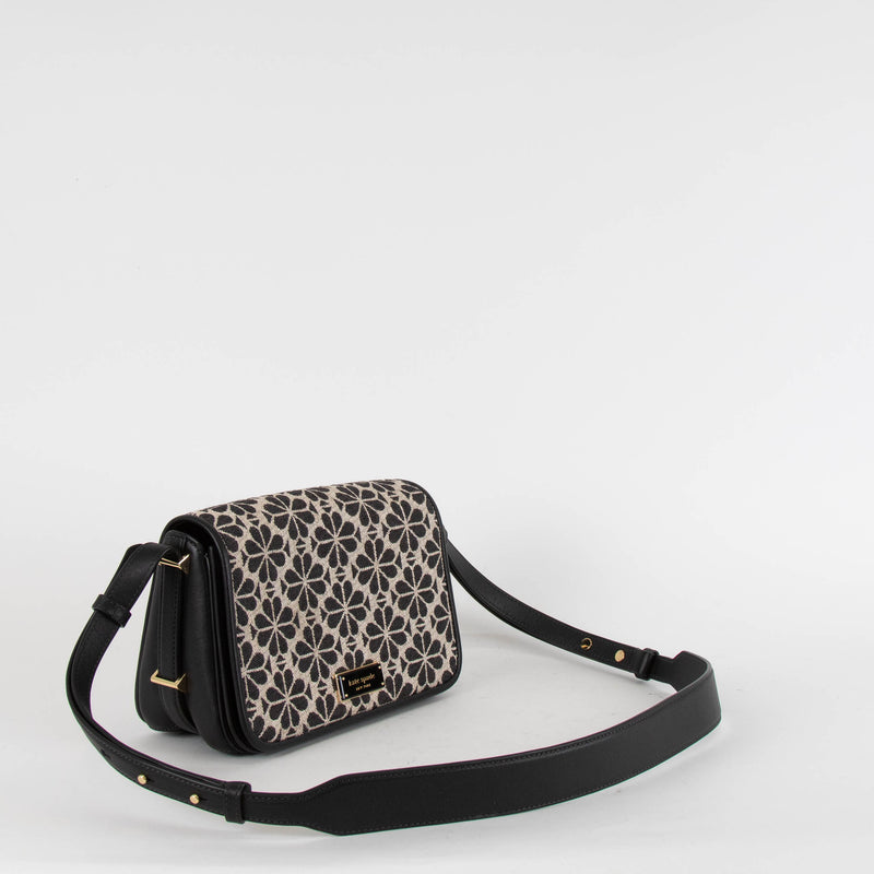 Kate Spade Flower Jacquard Small Flap Crossbody Bag