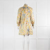 Zimmerman Gold Brocade Floral Coat Dress