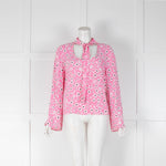 Rixo London Pink Floral Josie Blouse