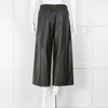 Fabiana Filippi Dark Green Faux Leather 3/4 Length Trousers