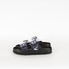 Manolo Blahnik For Birkenstock Black Clear PVC Arizona Strap Slides