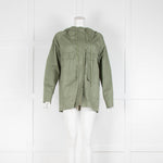 Lee Mathews Khaki Jacket With Hood