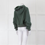 Reebok x VB Green Cropped Hoodie