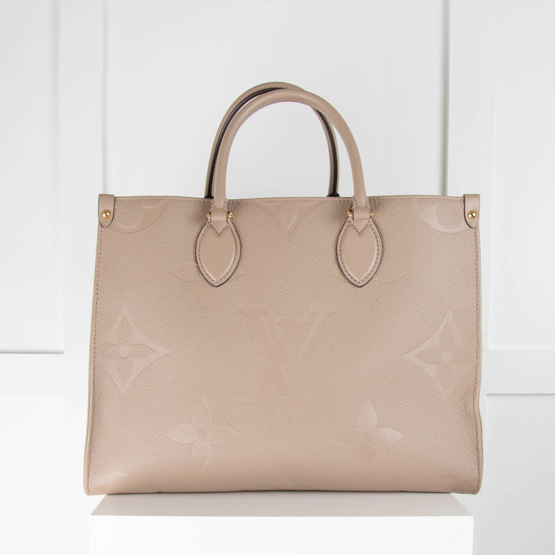 Louis Vuitton Onthego MM Tote in Dune