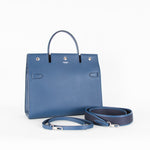 Burberry Navy Title Top Handle Tote