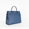 Burberry Navy Title Top Handle Tote