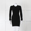 Wardrobe.NYC Black Rib Knit Mini Dress