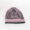 Gucci Grey & Pink Cashmere Logo Beanie