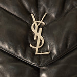 Saint Laurent Medium Black Puffer Qulited Bag