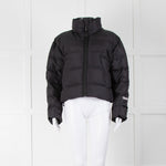 Reebok x VB Black Quilted Short Puffer Jacket