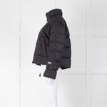 Reebok x VB Black Quilted Short Puffer Jacket