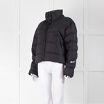 Reebok x VB Black Quilted Short Puffer Jacket