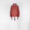 Herno Rusty Brown Oversized Nylon Ultralight Puffer Coat