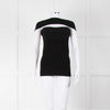 Toteme Black Rib Knit Slip Through Top