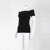 Toteme Black Rib Knit Slip Through Top