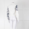 Acne Studios White Money Print Denim Jacket