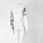 Acne Studios White Money Print Denim Jacket