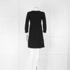 Chanel Black Cashmere Ribbed Short Dress