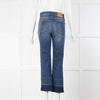 Weekend Max Mara Blue Cropped Flare Jeans