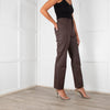 DL1961 Patti Straight High Rise Vintage Ankle Jean in Black Coffee