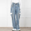 Maison Margiela Blue Denim Slash Leg Jeans