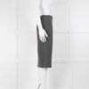 Chanel Grey Ribbed Cashmere Pencil Skirt