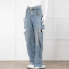 Maison Margiela Blue Denim Slash Leg Jeans