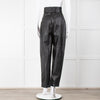 Philosophy Black Faux Leather Belted Trousers