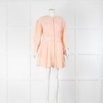 Vita Grace Meghan Elegance Pale Apricot L/S Dress