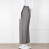 LilySilk Grey Prince of Wales Cuffed Tailored Trousers