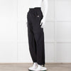 Dion Lee Black Frayed Waistband Cargo Trousers