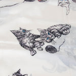 Raey Silk Kitten Print Scarf