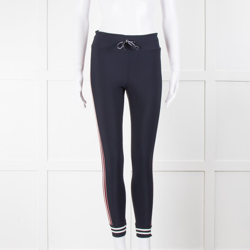 The Upside Navy Leggings With Side Stripe