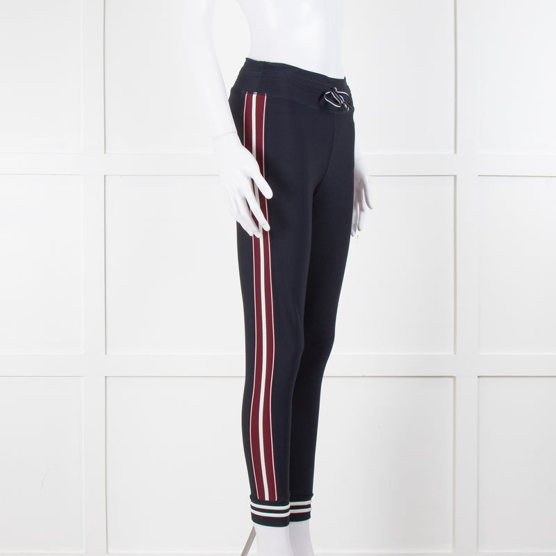 The Upside Navy Leggings With Side Stripe