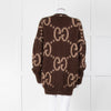 Gucci Reversible GG Mohair Wool Cardigan