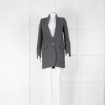 Stella McCartney Light Grey Wool Blend Short Coat