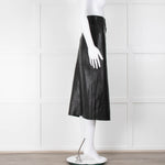 Day Birger Mikkelsen Black Leather Long Straight Skirt