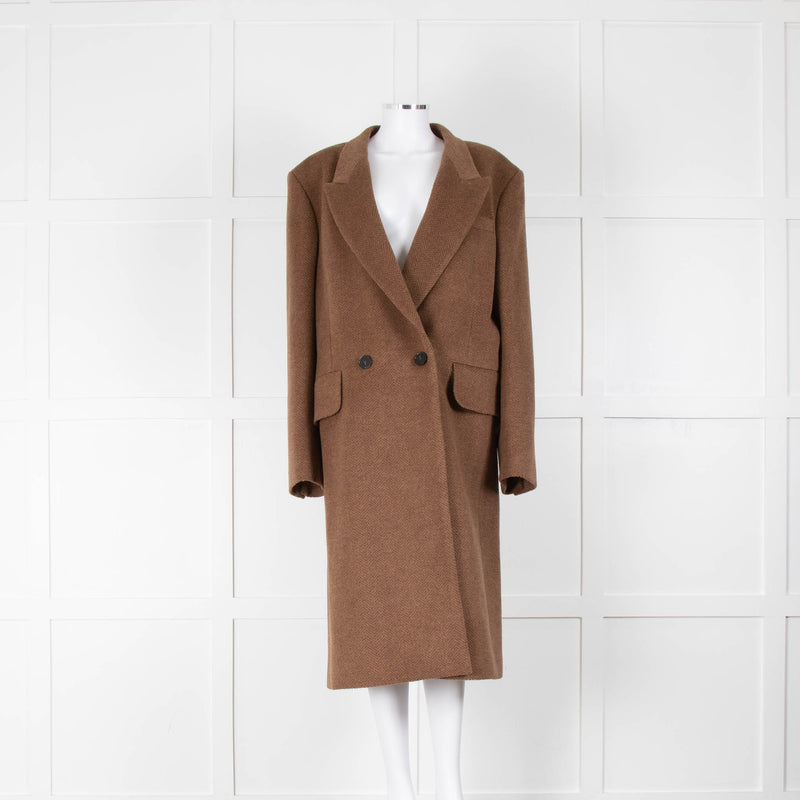 Stella McCartney Double Breasted Oversized Long Overcoat