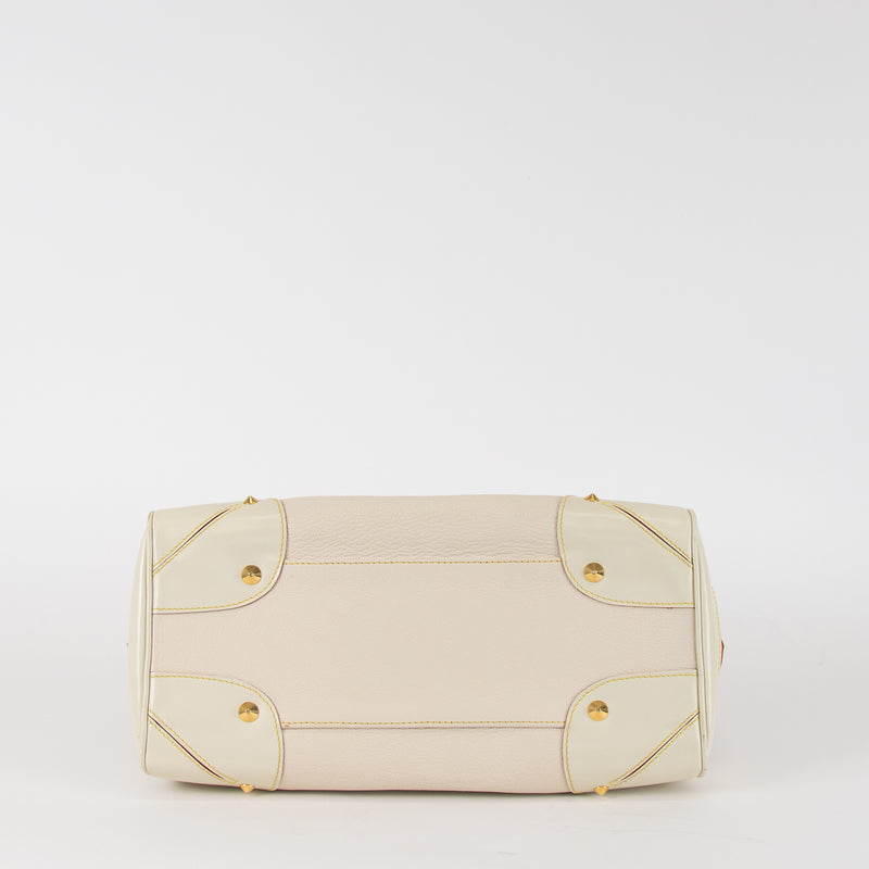 Louis Vuitton Cream Suhali Le Radieux Top Handle Bag