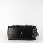 Christian Dior Black Soft Lambskin Leather Granville Tote Bag