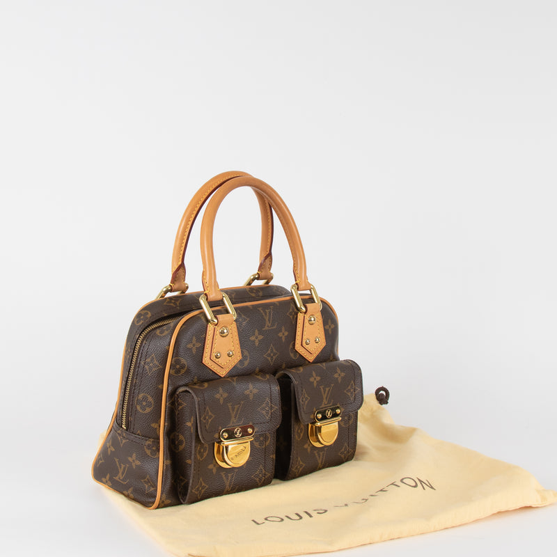 Louis Vuitton Brown Monogram Manhattan PM Handbag