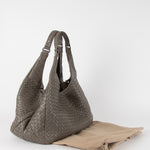 Bottega Veneta Olive Green Intrecciato Campana Bag